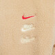 Nike (NIKE) jacket men's clothing Spring 2025 CNY Dragon Year limited new three-hook imitation lamb standing collar sports casual clothing FZ6194-126 milk tea color L