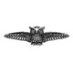 Kraftink old owl brooch high-end collar pin buckle collar buckle neck corner buckle suit clothing men and women metal badge chest buckle XZ-F867 winged owl