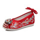 Tianyi Bride Xiuhe Wedding Zapatos Tassel Hanfu Zapatos de estilo antiguo Bordado zapatos de boda Red Red Retro de estilo chino con zapatos de boda Cheongsam Hanfu [Supreme Fengming Red Size 36]