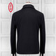 Ding Tong Milieu d'âge et veste âgée Men de veste en laine courte de l'automne homme pure Black Busin