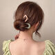Jiuweiya new Chinese style U-shaped hairpin for women, national style simple hairpin, high-end design hairpin, hairpin, JYFZ01 khaki color