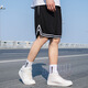 耐克（NIKE）男子运动套装 25夏季新款时尚棉质休闲短袖高尔夫POLO衫梭织短裤 黑/FN3895-010+DH7161-010 S/165