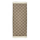 Gucci (Gucci) Frauenbeutel Vorhängeschlosserie GG Umhängetasche Tasche für Freundin Geschenk Beige/Ebony White Edge 479197KHNKG9761