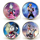 Nilan Fat Donglai's same style children's award small medal Ultraman badge brooch Tiga Cerotello Ultraman 13-24 combination 12-piece set