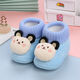 Sweet Chengzhi Baby Baumwollschuhe plus Samt verdickte 6-9-12 Monatsschuh Schuhe Nicht schlupfhafte, atmungsaktive Männer und Frauen Babyschuhe x831 Bienengrau 12 innere Länge 11,5 (0-5 Monate)