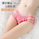Yan Beiwei thong women lace sexy low waist hollow transparent young woman underwear romantic temptation pure desireless briefs [4 packages] 922 black + 219 pink + 983 black + 219 black M [recommended weight 80-120 Jin [Jin equals 0.5 kg]]