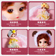 Alte Barbie Dress Up Doll Geschenkbox für Kinder Spielzeug Mädchen Puppen Prinzessin Spiel House 6 Packs 3-8 Geburtstagsgeschenke