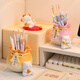 YisHangmei Geburtstagsgeschenke für Frauen Desktop -Ornamente Viel Glück Penhalter Großer Lehrer -Tag Souvenirs Arbeitstation Dekoration Sakura Katze Pink Stifthalter (Fenstergeschenke)