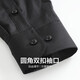 Shanshan (sapins) plus velours chemise à manches longues pour hommes pour hommes Coral Velvet Autumn New Color Couleur Couleur épaissie Business Shirt 673 Black 41