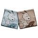 Gold (Kingshore) Gold Baumwolle reine Baumwolle 5 Packklasse ein kleines Handtuch -Cartoon Kindergarten Kindertuch Baby Baumwolle Waschen SNT1047 (braun 3 Grün 2) 5