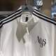 
Adidas (adidas) jacket women's summer sportswear loose stand collar woven casual jacket cardigan top JI9768 Hanyu white L