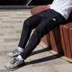 Nike (Nike) Sports Suit Men's 25 Spring New Casual Running Training Woven Chaqueta Top pantalones sueltos Conjunto de 2 piezas Tocante negro + pantalones tejidos negros Traje de secado rápido S/165 [Peso recomendado 90-110Jin [Jin equivale a 0.5 kg]]