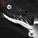Jordan QIAODAN sneakers for men, leather surface, water-repellent running shoes, comfortable and lightweight running shoes for men