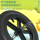 ITPO【配头盔/护具】儿童平衡车滑步车4-6岁滑行学步车1-3岁礼物 黑橙色【尼龙玻纤车架】+打气筒