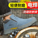 New welder anti-scalding labor protection shoes, anti-splash, splashing, thorns, casual breathable, wear-resistant, lightweight steel head, four-season work shoes, light gray, 42.5, 42 sizes
