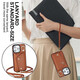 Jinhao iPhone14 Promax Reißverschluss Brieftasche Mobile Hülle Apple 13/12 Crossbody Protective Case Xsmax Kartenring Lanyard Persönlichkeit Red Apple iPhone 14 Pro