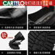 卡帝乐鳄鱼（CARTELO）皮鞋男款德比男士休闲商务工装时尚潮流布洛克厚底低帮大头马丁靴 黑色6625 四季款 41 标准皮鞋码