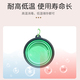 Pet Star Notes Pet Outing Bowl Dog and Cat Water Bowl Rice Bowl Portable Silicone Folding Bowl Orange 350ml