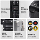 JD.com a fabriqué une valise en aluminium sans limites pour hommes et femmes, valise de bac à bac à calice pour les étudiants, Snow Mountain Silver
