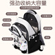 
Youth is the best time to reduce burden and protect the spine schoolbag for women with super large capacity junior high school schoolbag for five and sixth grade schoolbag for primary school students with high appearance 9905 black three-piece set