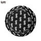 Kenmo (KENMO) double-sided fisherman hat men ins trendy brand hip-hop women versatile sun protection summer sun hat black large size