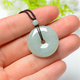 Jade A-grade safe buckle pendant for men and women, jade pendant, jade necklace, jade pendant, birthday gift for girlfriend and wife