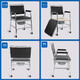 AUFU Foshan Oriental seating chair foldable elderly people with toilet potty sitting pregnant women toilet toilet stool stool chair FS899 FS693 (with wheels, with foot pedals)