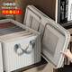 Housekeeper Oxford cloth striped storage basket storage box home wardrobe organization artifact dormitory storage box clothes basket large capacity rice stripe steel frame 1 pack