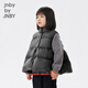 
jnby by JNBY Jiangnan Buddies Children's Clothing Autumn and Winter Girls' Thin Down Vest A-shaped Hem Down Jacket Children 1N9C13601 046 Cast Iron Gray (Batch 1) 130 cm