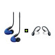SHURE846二代清澈版/846UNI通话版_四单元动铁旗舰高保真HiFi耳机_入耳式隔音耳机 846通话版+TW2蓝牙  蓝
