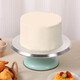 Baijie cake decorating table turntable baking tools aluminum alloy birthday cake household commercial special tools rotating anti-slip 10-inch decorating table