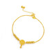 Tingbai K gold anklet new gold color bell anklet Japanese and Korean fashion women's dream catcher bell bead gold jewelry catcher