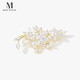 Mck flower brooch high-end women's coat sweater corsage decorative pin accessories Chinese Valentine's Day gift
