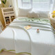 Yalu Class A towel quilt three-layer yarn summer blanket baby air-conditioning blanket sofa nap bed small blanket Elegant Class A mother and baby grade skin-friendly and soft 150*200cm three-layer yarn knitted cotton