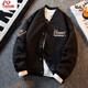 Чуксия Xiaoxiangfeng Heavy Bomber Jacket, мужская бейсбольная форма, весенняя и осенняя модная одежда пары, мужские топы, 826 Black 2xl [Рекомендуется 140-160JIN [JIN равно 0,5 кг]]