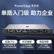 戴尔（DELL）PowerEdge R250 1U机架式服务器金蝶ERP文件共享云主机服务器 R250【奔腾G6405T 2核3.5G】 32G内存丨4x8T企业丨H755