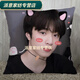 Rongtao Liu Yaowen peripheral pillows from the Youth League customized support dolls universal cushion creative birthday gift 01 60*60cm (small size) silky bright section