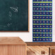 Dongzhidiandi class workplace mobile phone storage bag hanging bag company door wall hanging wall storage bag for students' mobile phones in class blue and yellow mobile phone hanging bag-12 grids