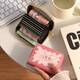 
MAIWEINIins style cute card bag small large capacity multi-card card case ultra-thin simple and exquisite driving license bag change Pai Star organ model [9 cards + 2 ID positions]