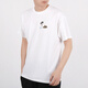 Nike (Nike) Nuevo estilo de ejercicio de ejercicios para hombres Camiseta de manga corta de cuello corto impreso impreso