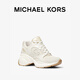 MICHAEL KORS MK Zuma Women's casual lace-up thick-soled sneakers Heel height 7cm Light gray 795 36 6