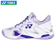 YONEX's new professional badminton shoes for men and women, training and competition sports shoes, non-slip, wear-resistant, comfortable and cushioning SHBELZ3 SHBELZ3LEX-white and purple 38
