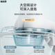 Meikejie's ass-washing artifact, men's hemorrhoid basin, bidet, women's and men's, pregnant women's squat-free women's special fumigation toilet basin, flushing rate 99%, gray hook