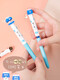 
Stone-spotted cartoon cute cute Hungry Meow thin pen tip without splashing ink pen DS757 Primary school student ink bag pen Coke single (+4 ink bag) Hungry Meow 0.5mm official standard dark tip
