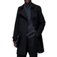 Burberry Kensington Serie Herren Black Pure Pure Cotton Mid Lenge Windbreaker Burw3894bckbr04800 50