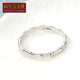 Centennial Baojinxiang Pt950 platinum ring women's bamboo tail finger ring simple and exquisite platinum little finger ring New Year gift for girlfriend No. 18 bamboo ring 2.2-2.3 grams