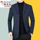 Woodpecker (TUCANO) three-button men's suit spring business casual suit woolen small suit spring and autumn jacket 82305 gray 4XL 195 recommended 190-210Jin Jin equals 0.5 kg