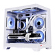 华硕海景房主机 i3 12100F/GTX1660S/3050家用娱乐游戏电脑台式机组装电脑主机DIY整机 配置一i3 12100F/GTX1050Ti 4G 单主机
