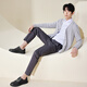 Red Dragonfly Leather Shoes Men's New Business Leather Shoes Men's British Style Casual Men's Leather Shoes Commuter Low Top Men's Shoes WTA12127 Black (WTA12127) 44