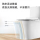 XMSJ Hui Luz de la familia Flushing Ondinary One-Piece Toiling Baño Siphón Gran Impulso Anti-Odor Asiento 6189 Desmontaje Distancia de la cubierta de la cubierta 350
